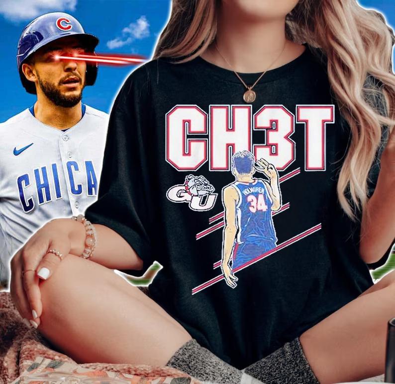 Gonzaga Chet Holmgren Ch3t T-Shirt t-shirt woman shirt