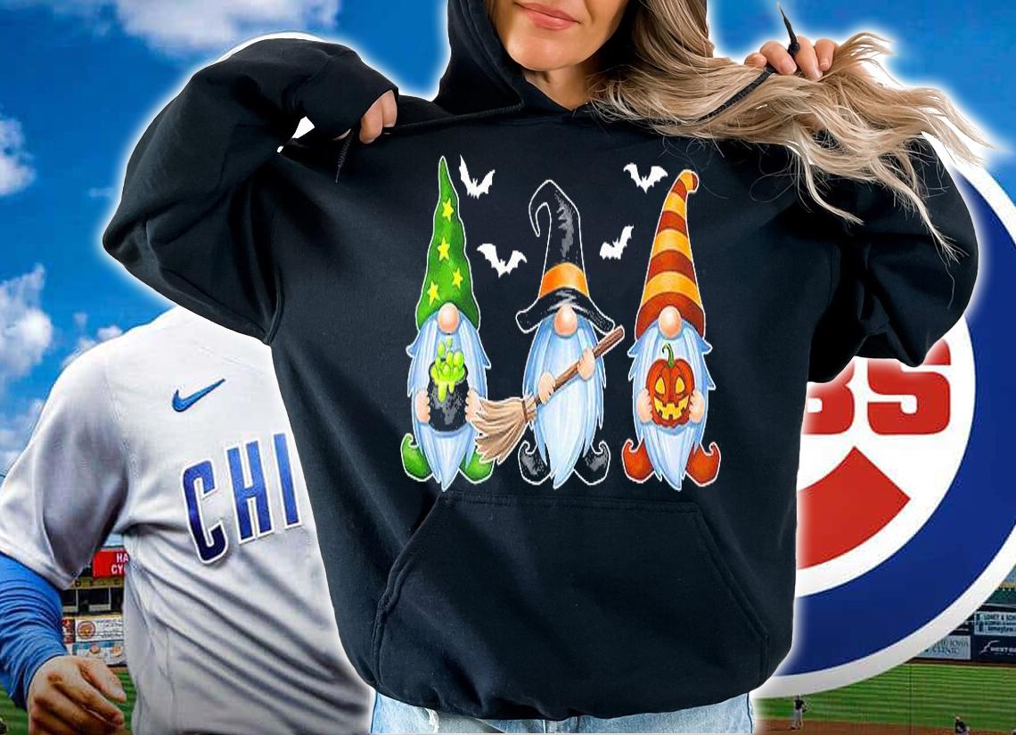 Halloween Gnomes Cute Autumn Pumpkin Fall Funny Holiday T-Shirt t-shirt hoodie