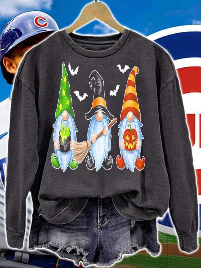 Halloween Gnomes Cute Autumn Pumpkin Fall Funny Holiday T-Shirt t-shirt sweatshirt