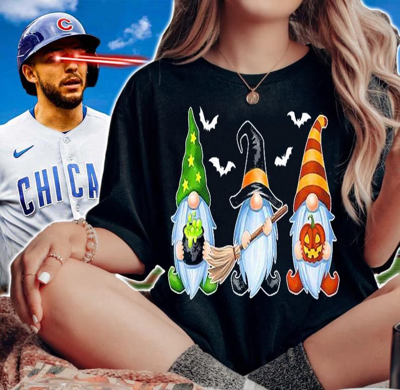 Halloween Gnomes Cute Autumn Pumpkin Fall Funny Holiday T-Shirt t-shirt woman shirt