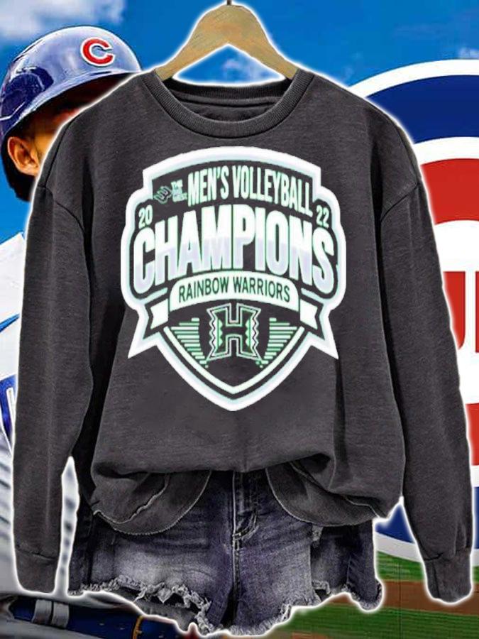 Hawaii Warriors Men's Volleyball Champions Rain Bow Warriors 2022 Shirt t-shirt