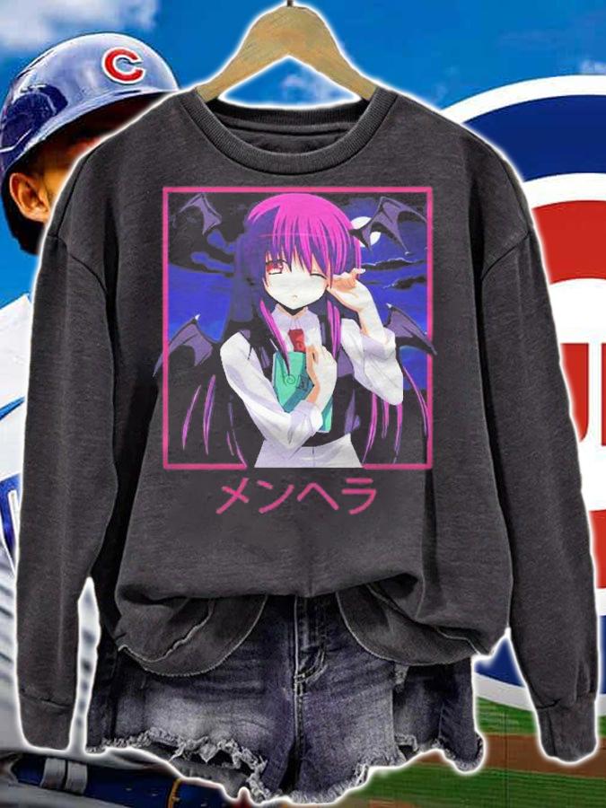 Japanese Anime Girl Punk Evil Pastel Menhera Kawaii Gift Shirt t-shirt sweatshirt
