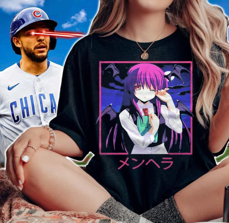 Japanese Anime Girl Punk Evil Pastel Menhera Kawaii Gift Shirt t-shirt woman shirt
