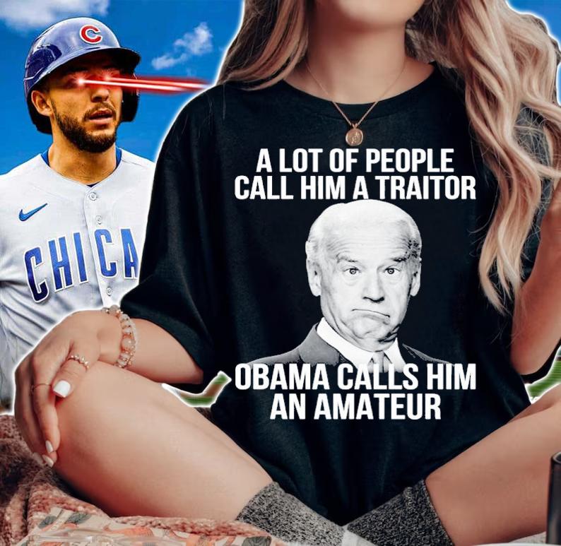 Joe Biden A Lot Of People Call Him A Traitor Obama Calls Him An Amateur Shirt t-shirt woman shirt