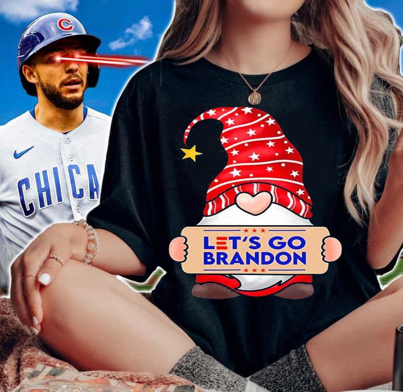Lets Go Braden Brandon Funny Gnome Christmas Ugly Sweater T-Shirt t-shirt woman shirt