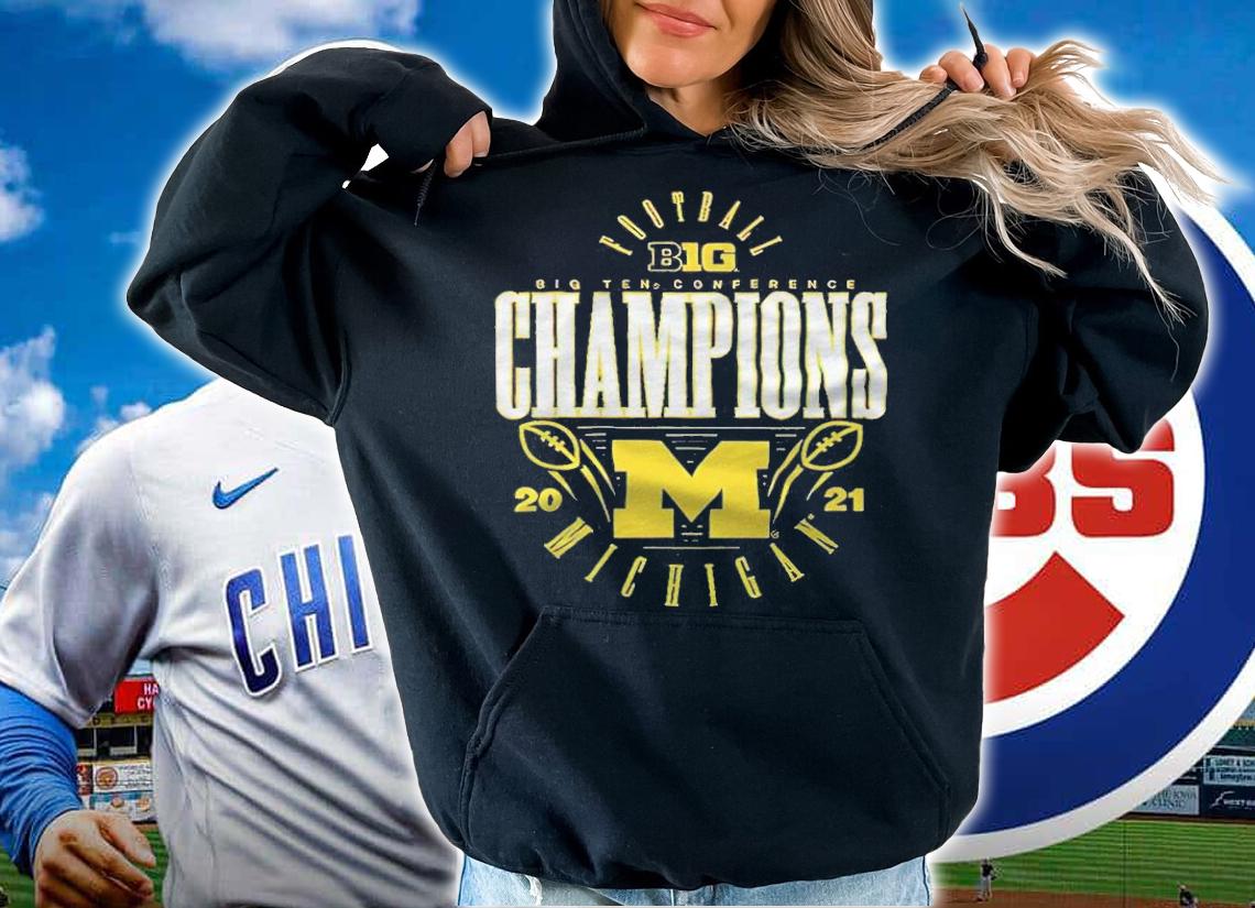 Michigan Wolverines 2021 Big Ten Football Conference Champions logo T-shirt t-shirt hoodie