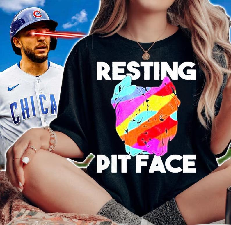 Pitbull Resting Pit Face T-Shirt t-shirt