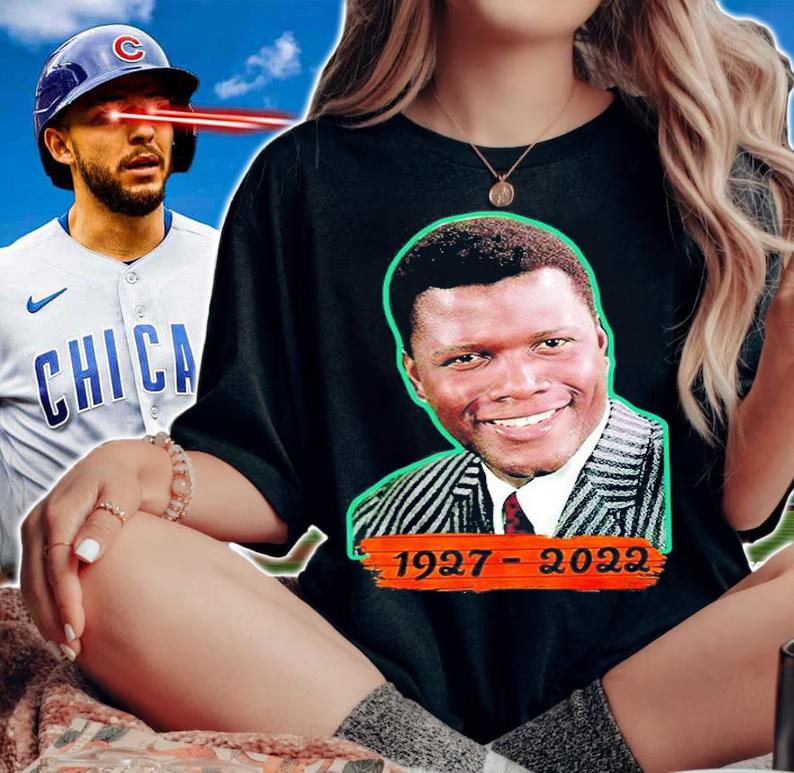 Sidney Poitier Old Celebrity 2022 Without You 2022 Without Star T-Shirt t-shirt