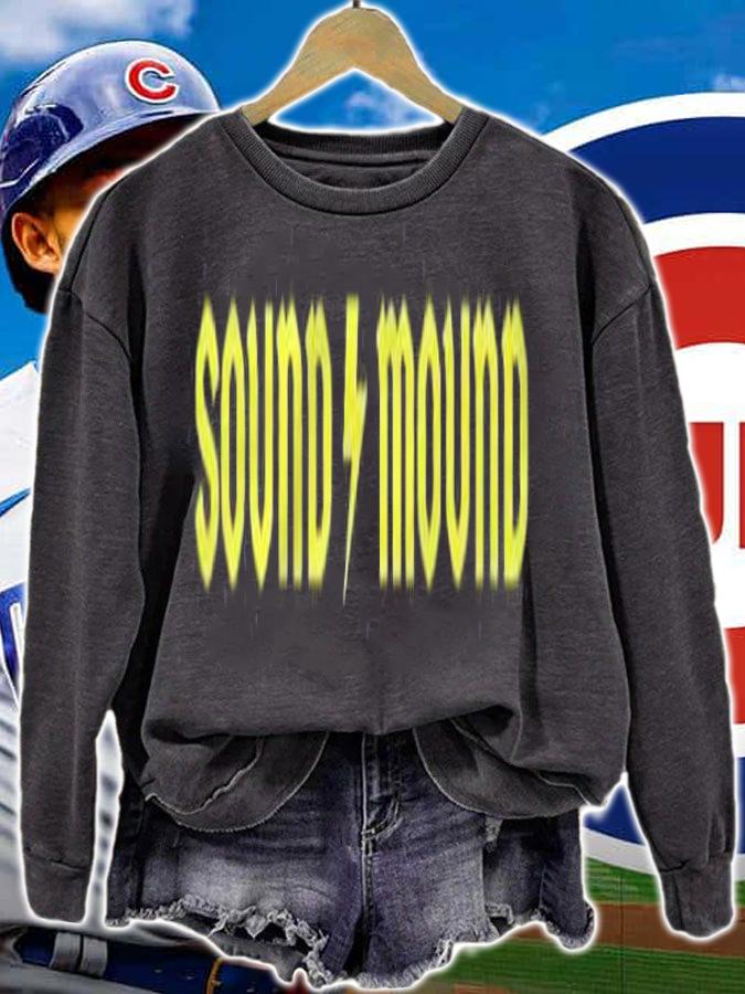 Sound Mound yellow lettering shirt t-shirt