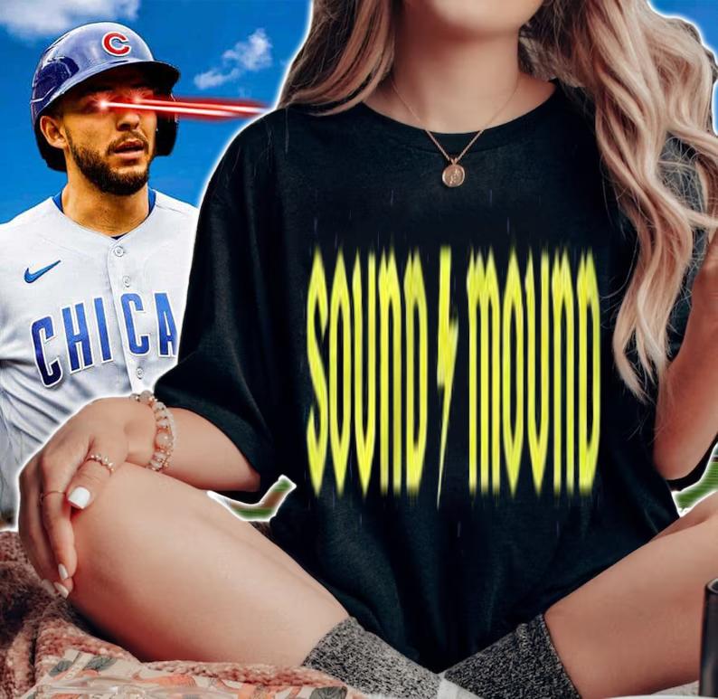 Sound Mound yellow lettering shirt t-shirt