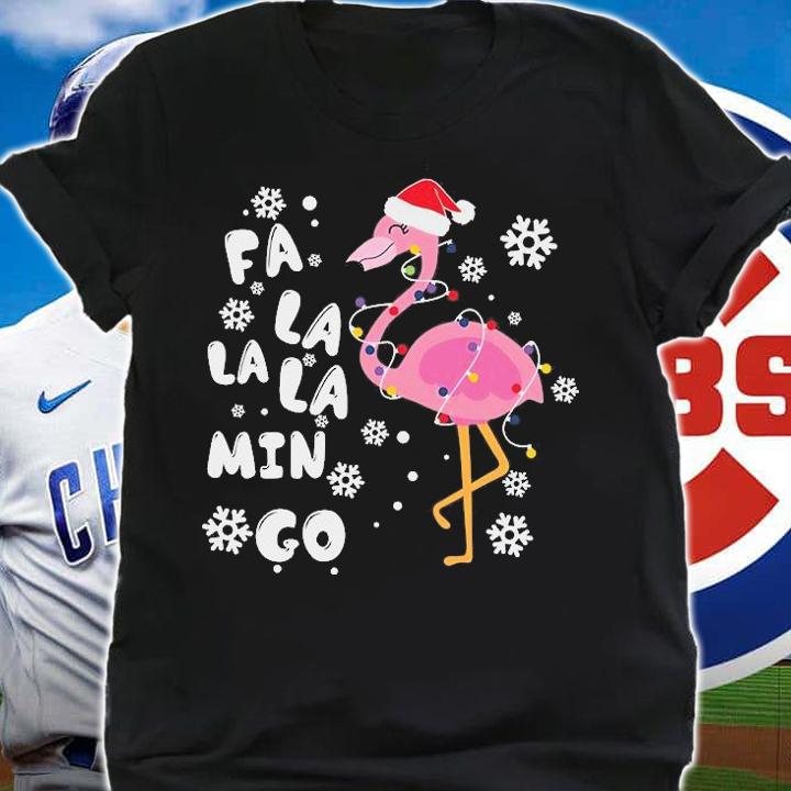 Fa La La La Mingo Flamingo For Christmas Xmas Flamingo Lover T-Shirt t-shirt shirt