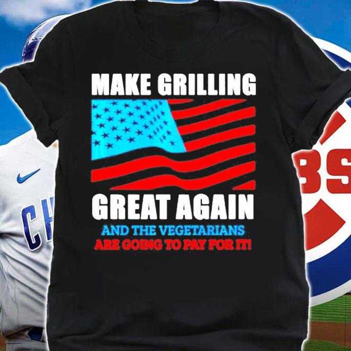 Funny Make Grilling Great Again Pro Trump Bbq Pit Master Dad Premium T-Shirt t-shirt