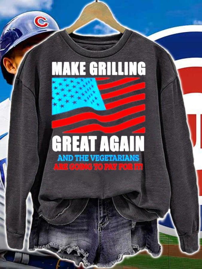 Funny Make Grilling Great Again Pro Trump Bbq Pit Master Dad Premium T-Shirt t-shirt