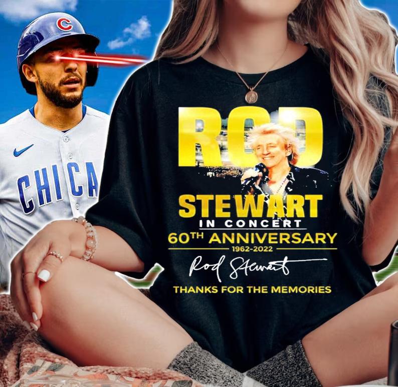 Official Rod Stewart In Concert 60th Anniversary Signatures Thank You For The Memories Shirt t-shirt woman shirt