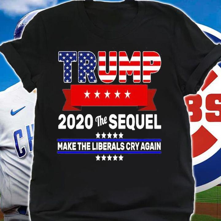 Pro Trump 2020 The Sequel US Flag T-Shirt t-shirt