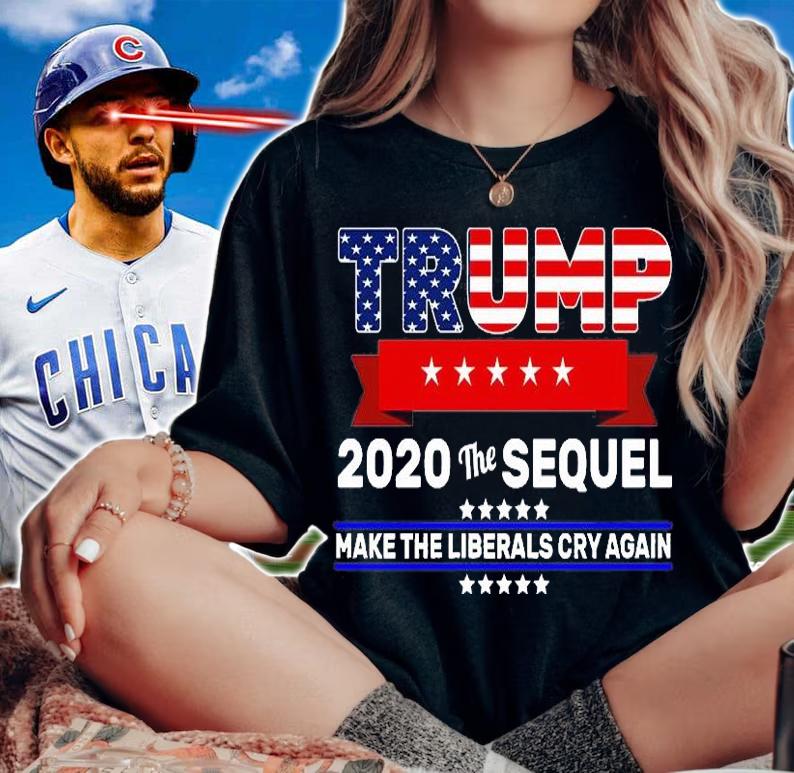 Pro Trump 2020 The Sequel US Flag T-Shirt t-shirt
