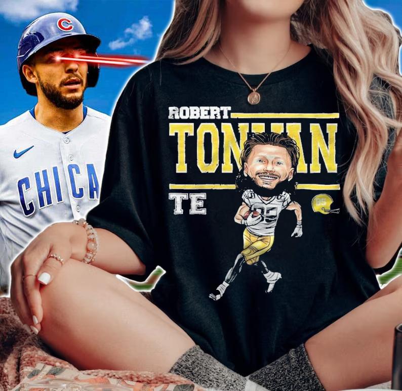 Robert Tonyan Cartoon Green Bay Football Shirt t-shirt woman shirt