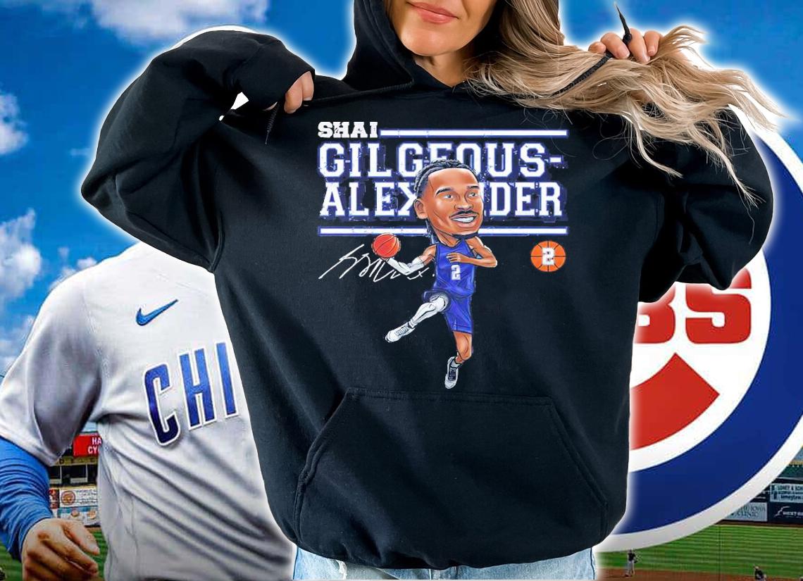Shai Gilgeous-alexander Oklahoma City Cartoon Oklahoma City Basketball Shirt t-shirt