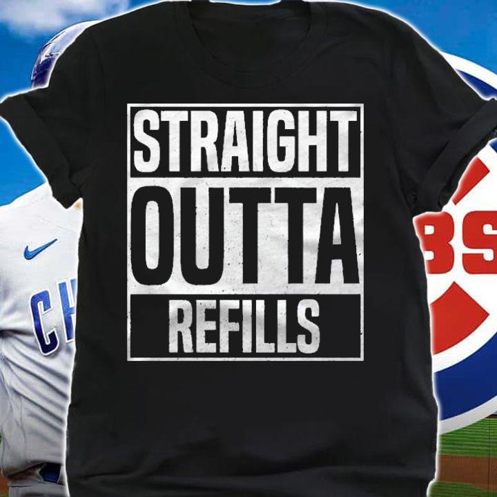 Straight Outta Refills Funny Pharmacy Technician Pharmacist Shirt t-shirt shirt