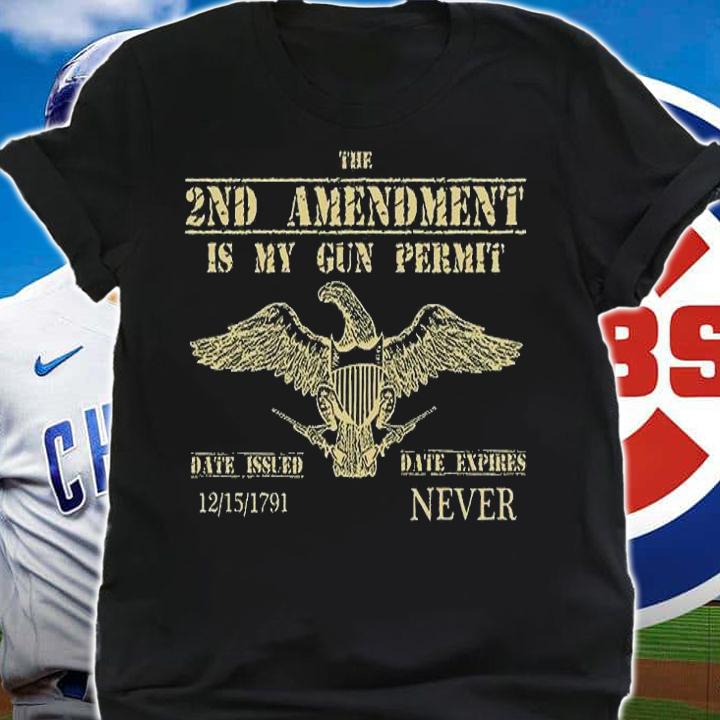 The 2nd Amendment Gun Licence T-shirt t-shirt shirt