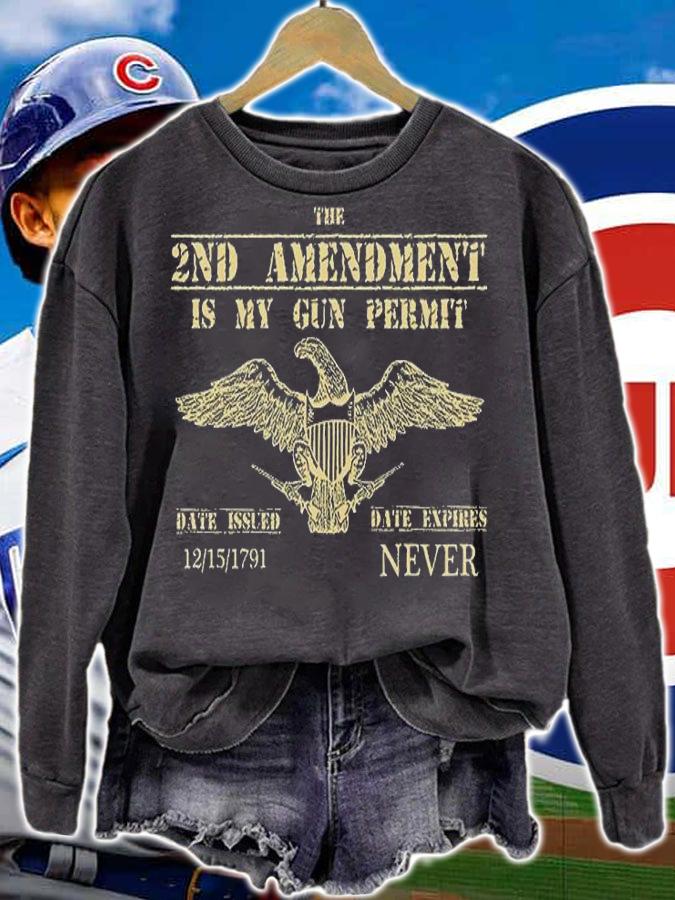 The 2nd Amendment Gun Licence T-shirt t-shirt sweatshirt