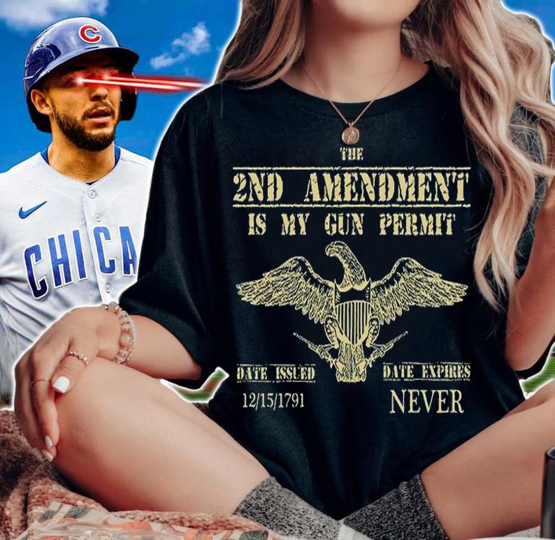 The 2nd Amendment Gun Licence T-shirt t-shirt woman shirt