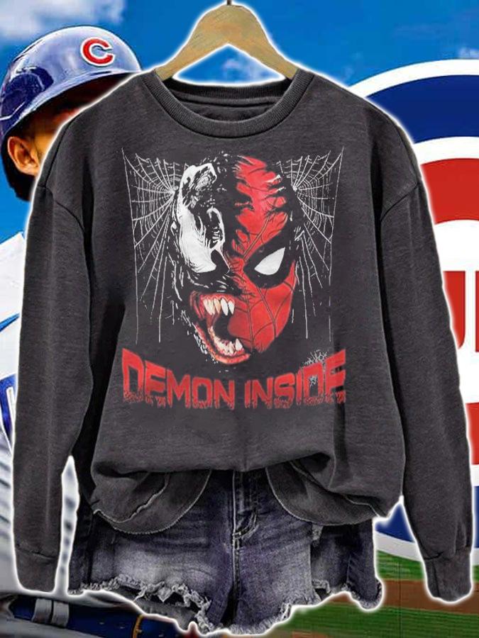 Venom And Spiderman Demon Inside Shirt t-shirt sweatshirt