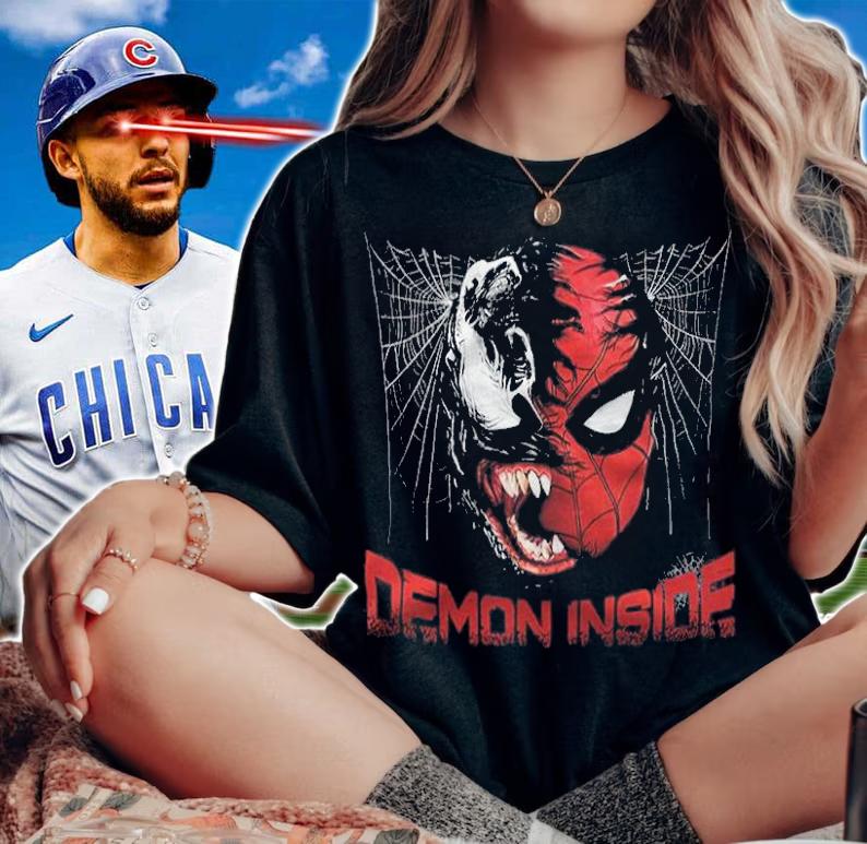 Venom And Spiderman Demon Inside Shirt t-shirt woman shirt