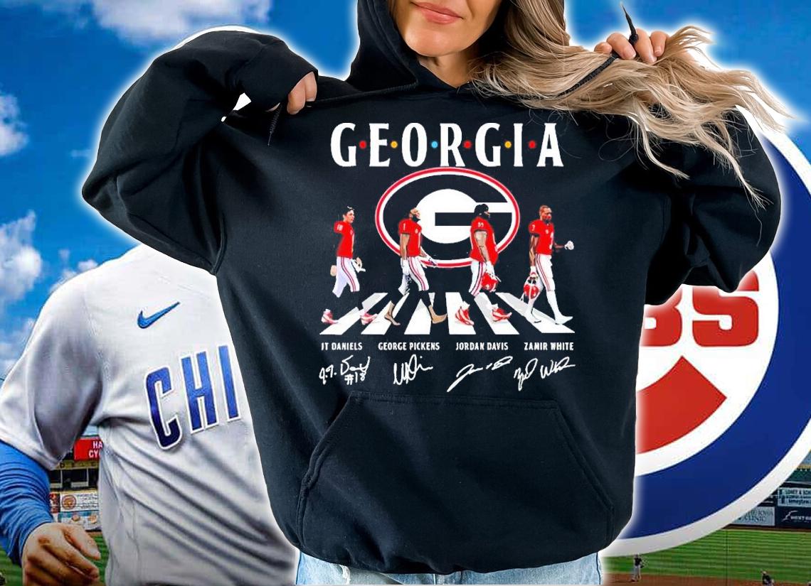 Georgia Bulldogs Abbey Road Signatures classic t-shirt t-shirt