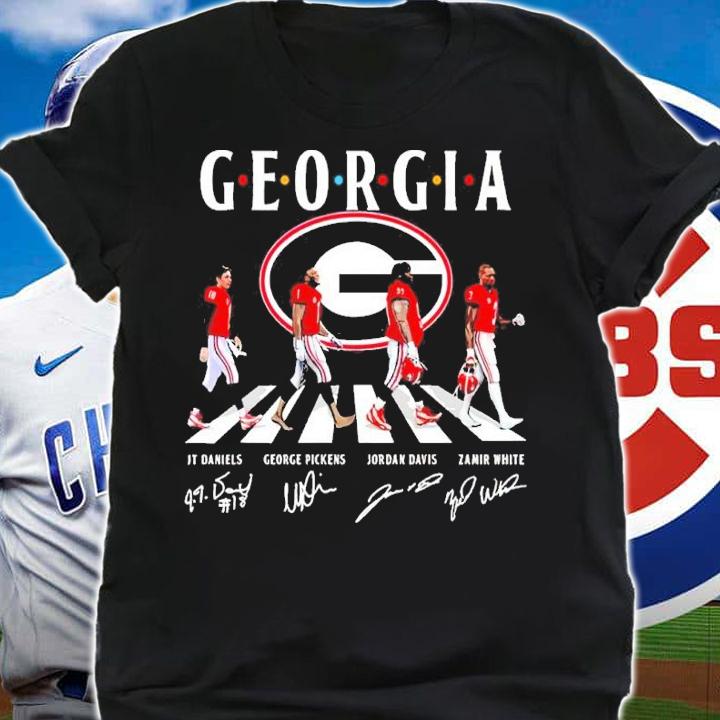 Georgia Bulldogs Abbey Road Signatures classic t-shirt t-shirt