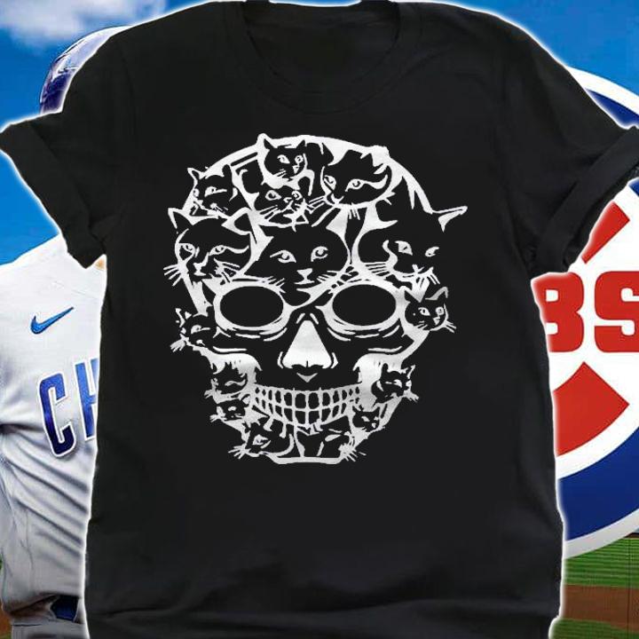 Halloween Funny Cat Skull Cat Skull Cat Happy Halloween Shirt t-shirt shirt