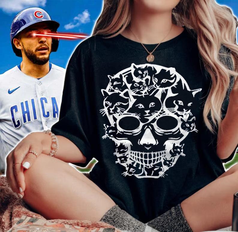 Halloween Funny Cat Skull Cat Skull Cat Happy Halloween Shirt t-shirt woman shirt