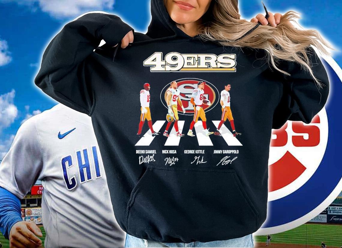 San Francisco 49ers Football Abbey Road Signatures Shirt t-shirt