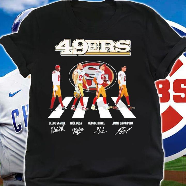 San Francisco 49ers Football Abbey Road Signatures Shirt t-shirt