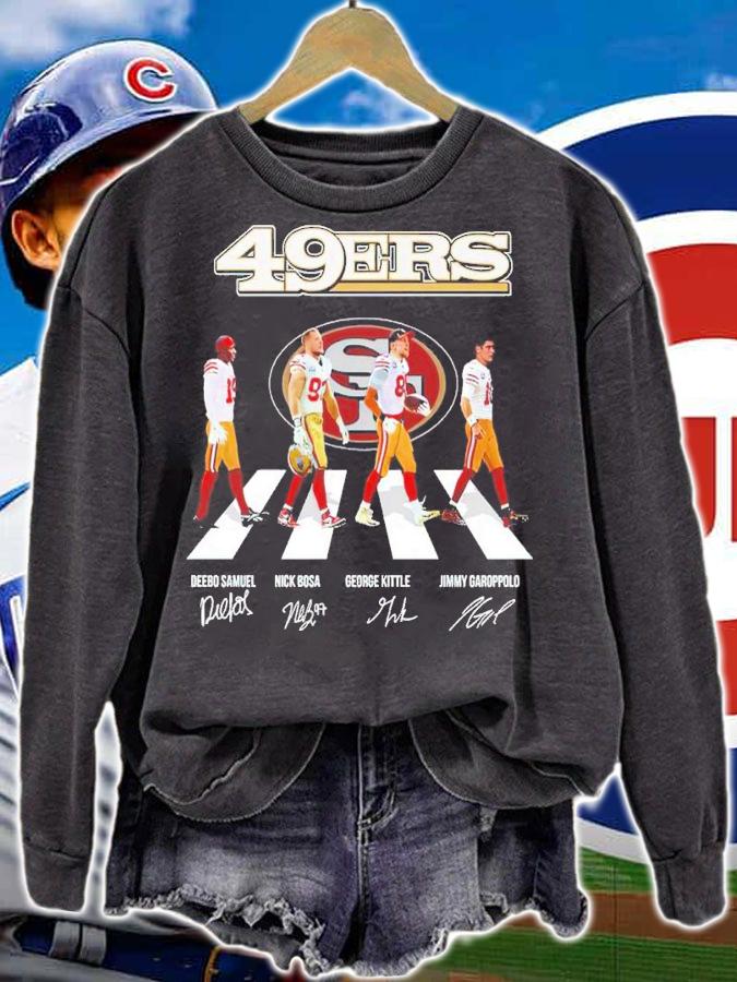 San Francisco 49ers Football Abbey Road Signatures Shirt t-shirt