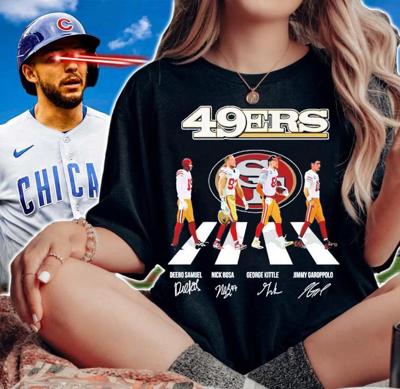 San Francisco 49ers Football Abbey Road Signatures Shirt t-shirt
