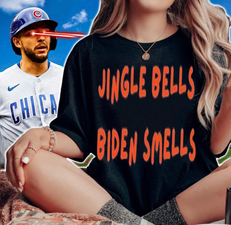 Jingle Bells Biden Smells Hilarious Anti Biden Christmas Gift T-Shirt t-shirt woman shirt