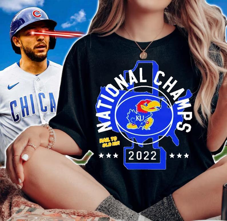 Kansas Jayhawks National Champs 2022 Hail To Old Ku T-Shirt t-shirt woman shirt