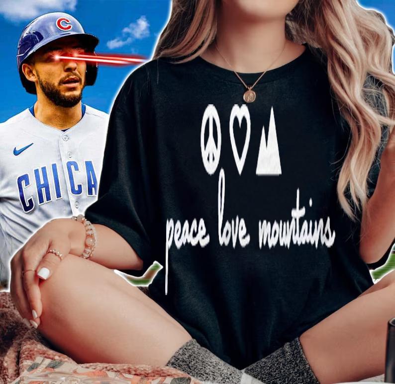 Peace Love Mountains Earth Day Shirt t-shirt
