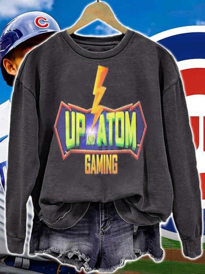 Up and atom gaming shirt t-shirt sweatshirt