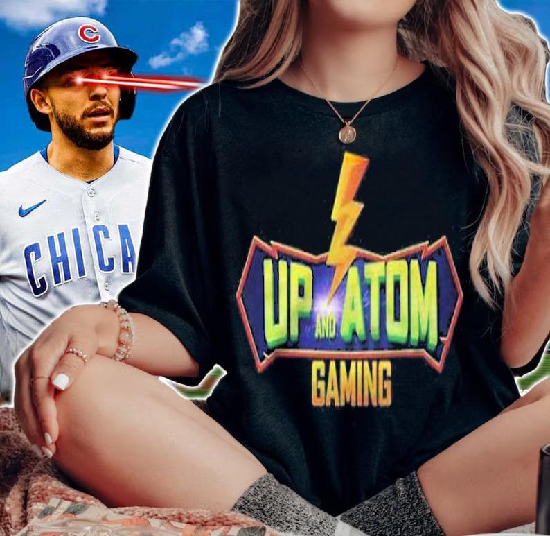 Up and atom gaming shirt t-shirt woman shirt