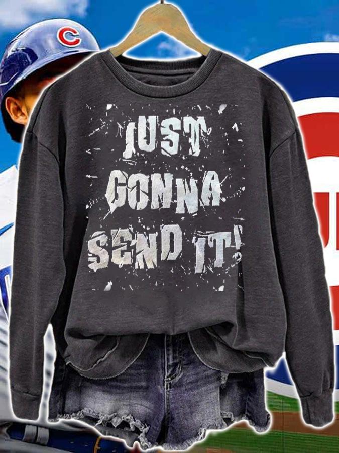 Just Gonna Send It Motocross Snowmobile Men Women Kids Gift Pullover Shirt t-shirt sweatshirt