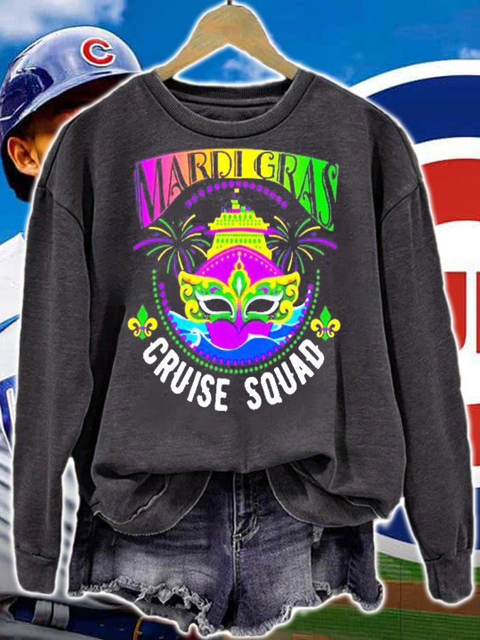 Mardi Gras Mask Cruise Squad T-Shirt t-shirt sweatshirt