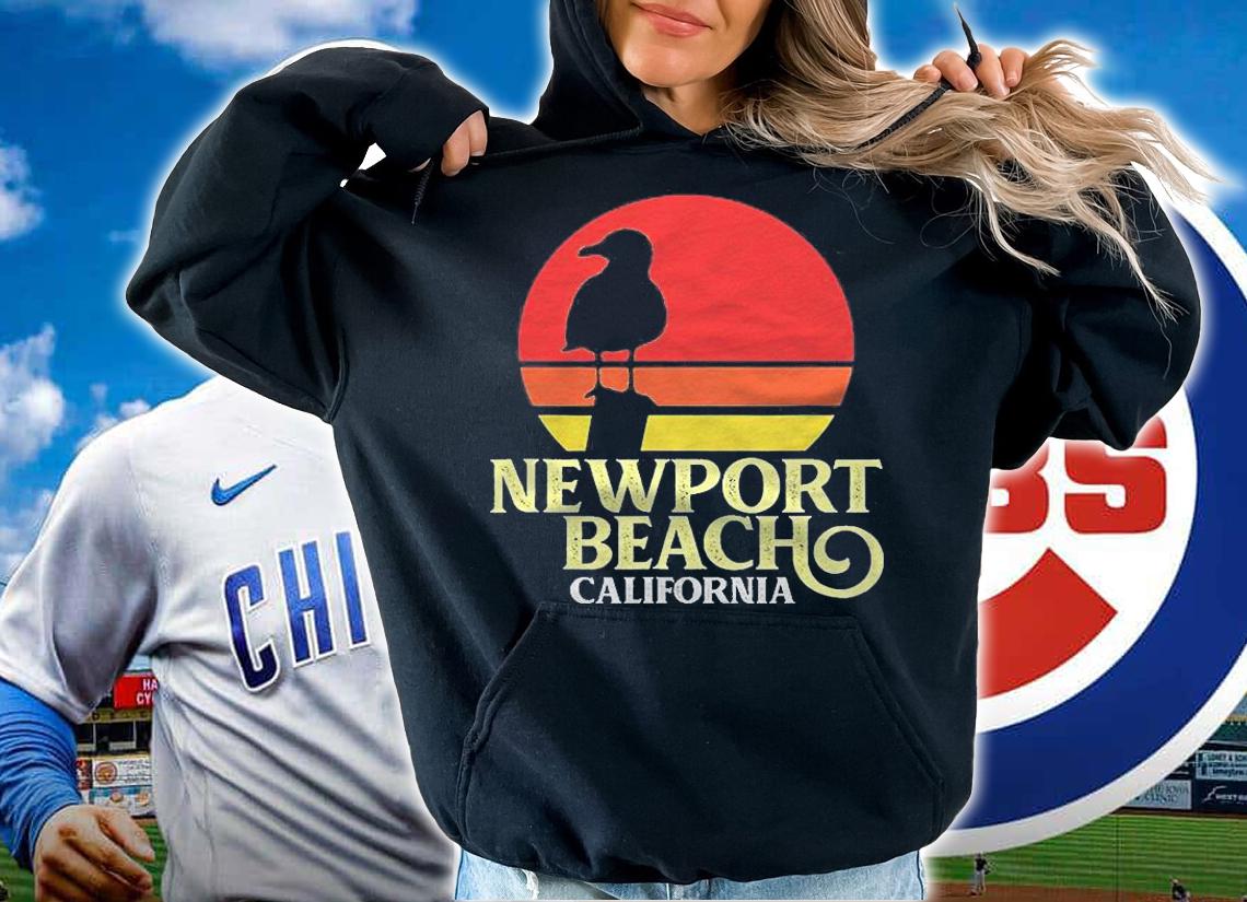 Newport Beach California Beach Seagull Shirt t-shirt hoodie