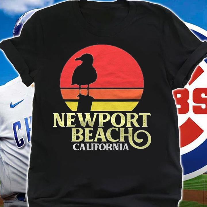 Newport Beach California Beach Seagull Shirt t-shirt shirt