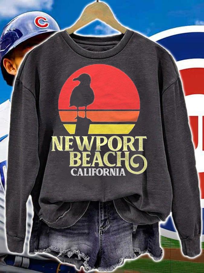 Newport Beach California Beach Seagull Shirt t-shirt sweatshirt