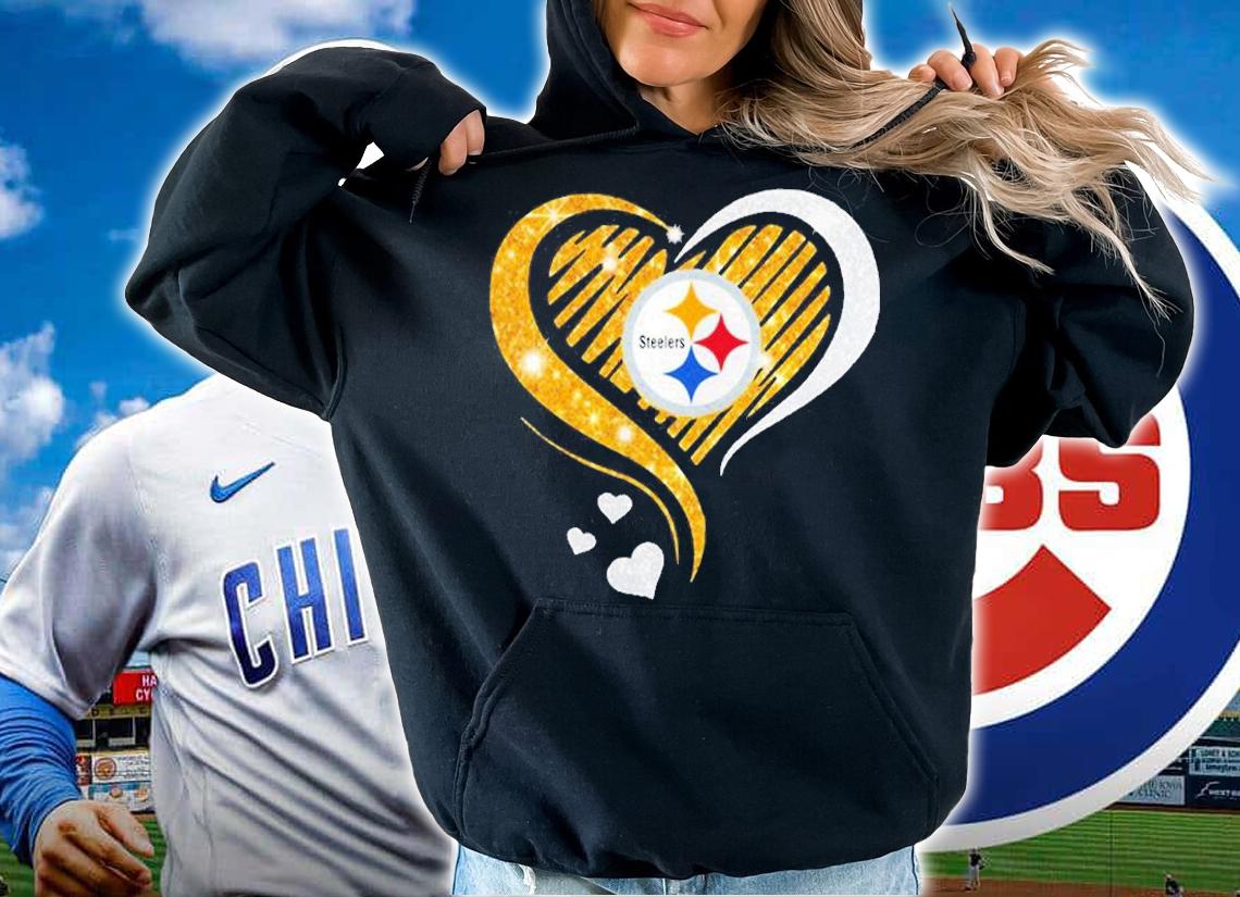 Pittsburgh Steelers Diamond Heart Shirt t-shirt