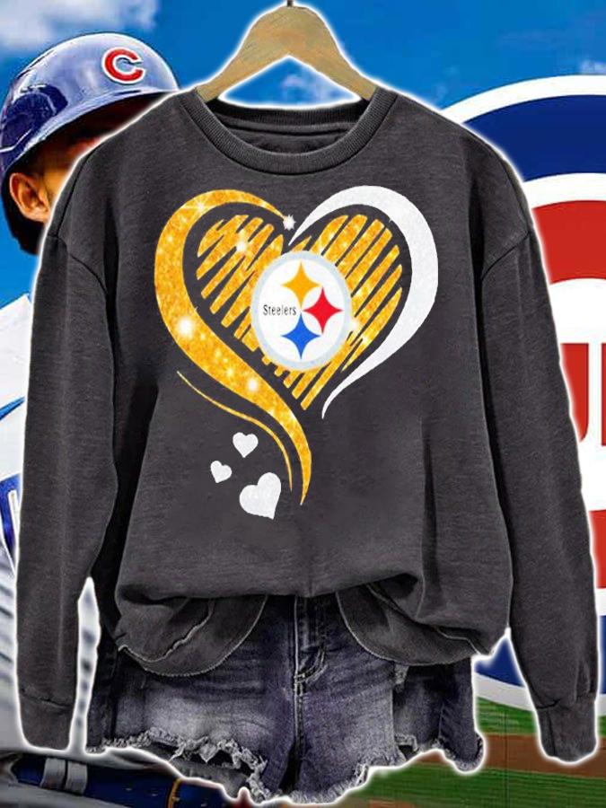 Pittsburgh Steelers Diamond Heart Shirt t-shirt