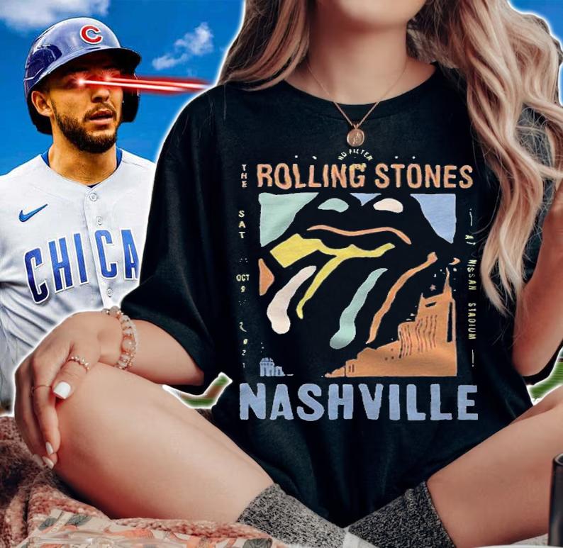 Rolling Stones Nashville no filter 2021 Tour T-shirt t-shirt woman shirt