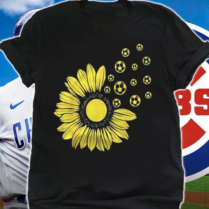 Soccer Sunflower Soccer Player, Soccer Ball Coach Football Shirt t-shirt